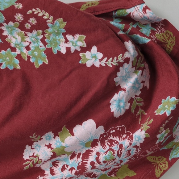 Free People Ginger Snap Crossback Floral NWOT Top - Picture 5 of 8